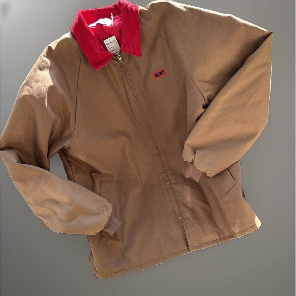 Vintage Deadstock Canvas Work Jacket Coat Kent Wiman USA Chore Barn XXL Tall